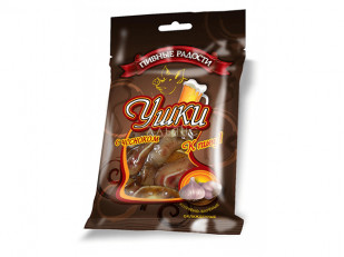 Гренки: Уши свиные с чесноком 