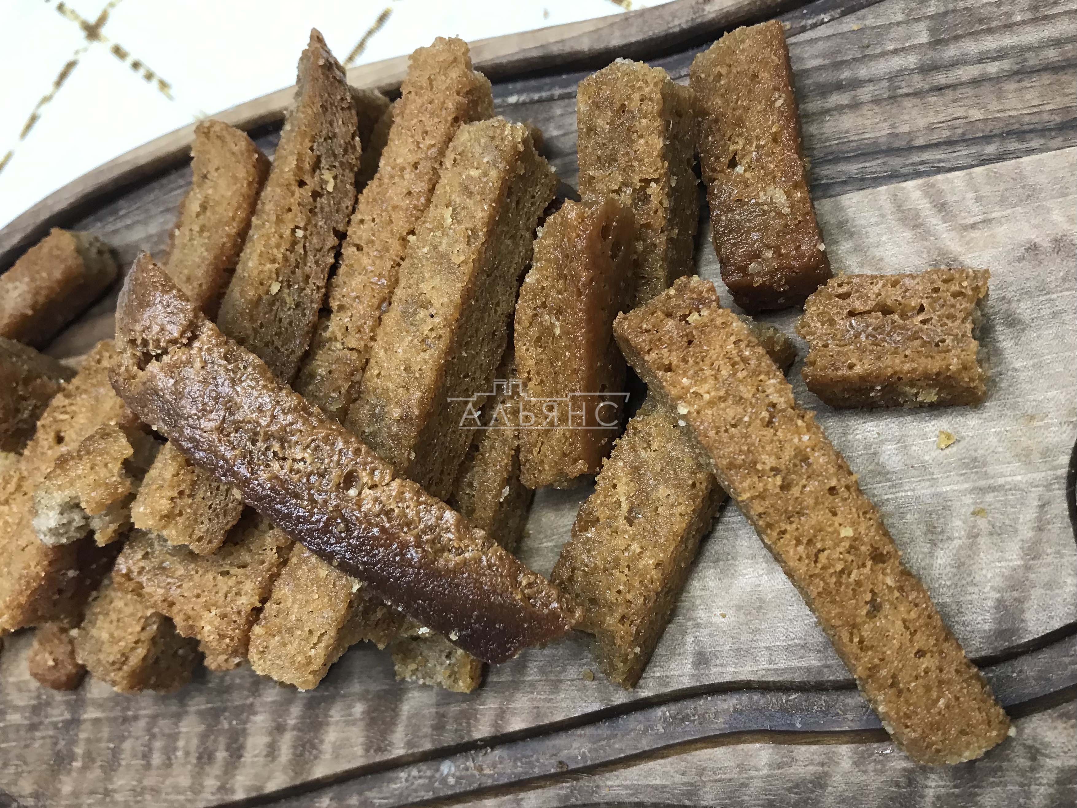Деревенские гренки с чесноком в Красково