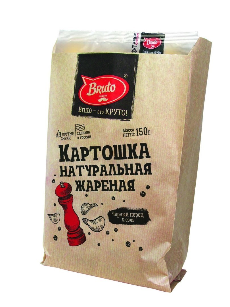 Картофель «Бруто» черный перец 130 гр. в Красково