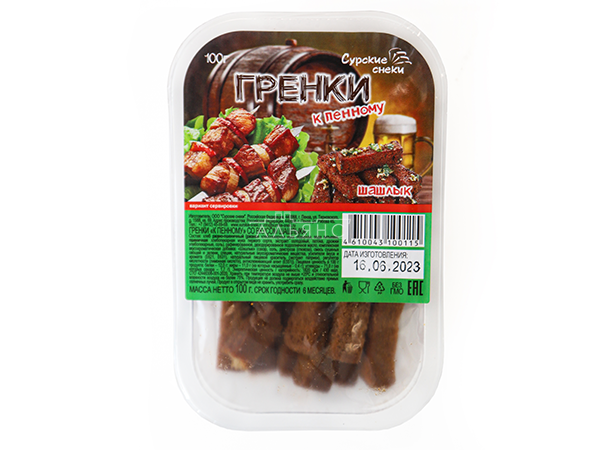 Сурские гренки Шашлык (100 гр) в Красково