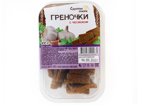 Сурские гренки с Чесноком (100 гр) в Красково
