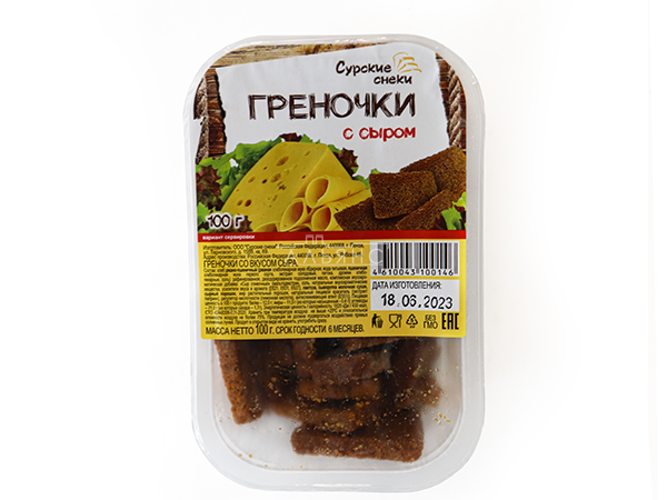 Сурские гренки со вкусом Сыра (100 гр) в Красково