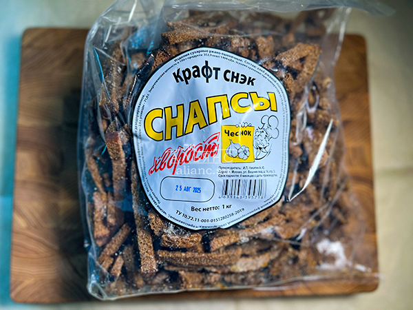 Снапсы хворост "Чеснок" в Красково