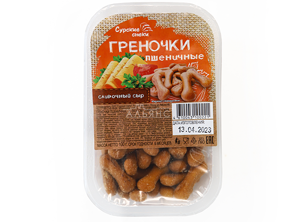 Сурские (ПШЕНИЧНЫЕ) Сливочный сыр (100 гр) в Красково