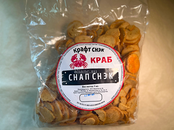 Снапсы ПШЕНИЧНЫЕ "Краб" в Красково