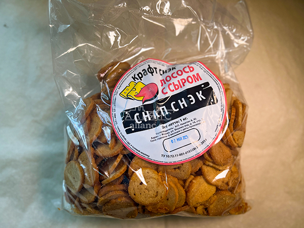 Снапсы ПШЕНИЧНЫЕ "Лосось с сыром" в Красково