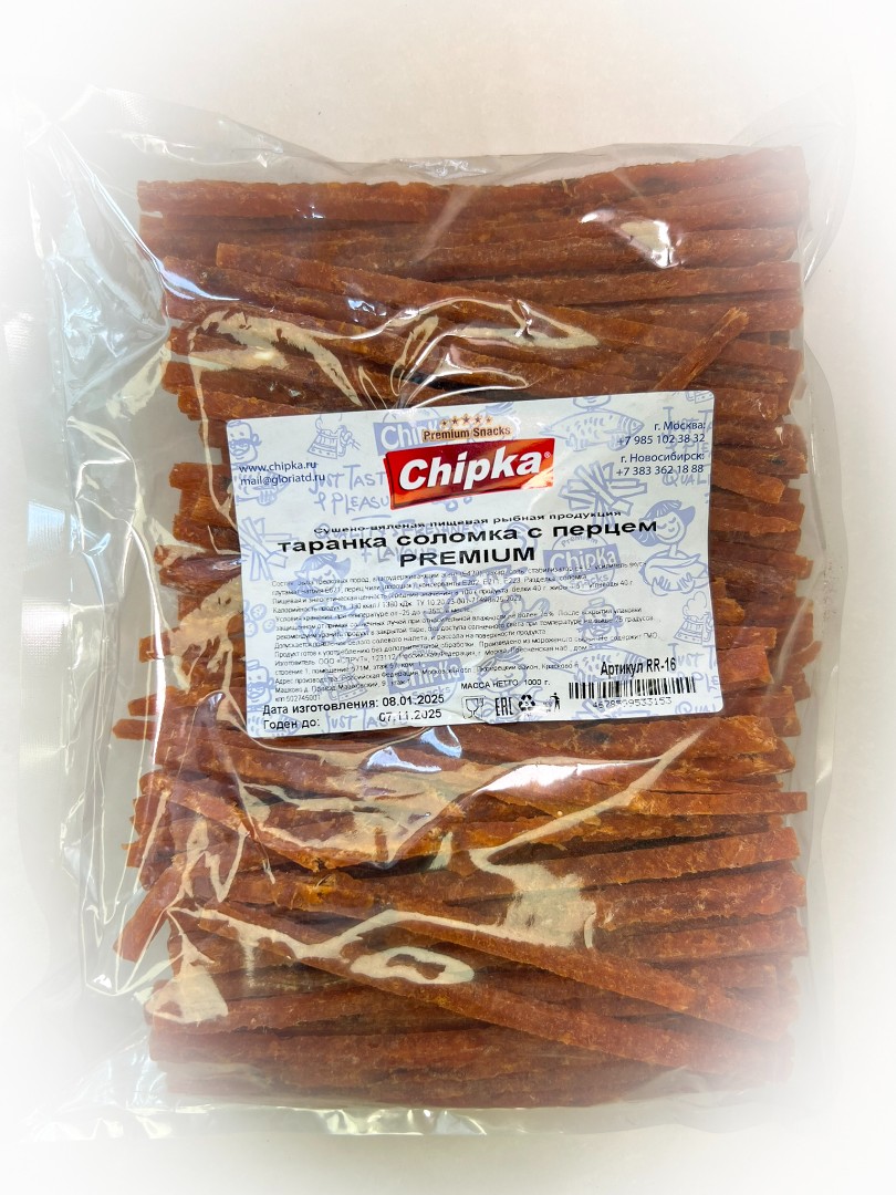 Таранка с перцем (соломка) (Chipka ПРЕМИУМ) в Красково