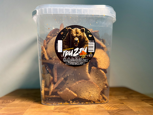 Ведро Ржаные гренки со вкусом Раки крабы (1 кг) в Красково