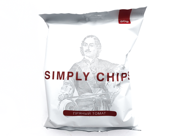Картофельные чипсы "Simple chips" Пряный томат 80 гр. в Красково